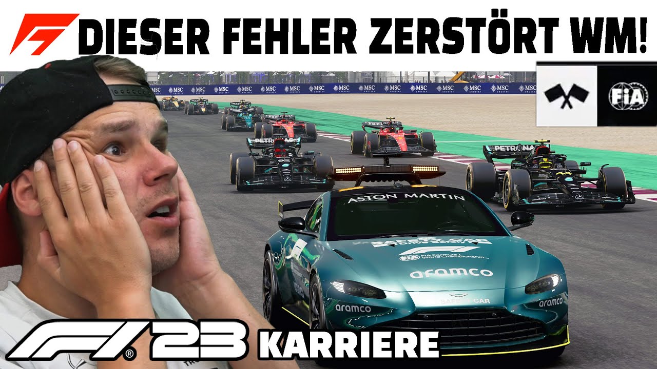 Unser Team findet die richtigen Reifen nicht! | F1 23 Mercedes KARRIERE #12 Katar GP