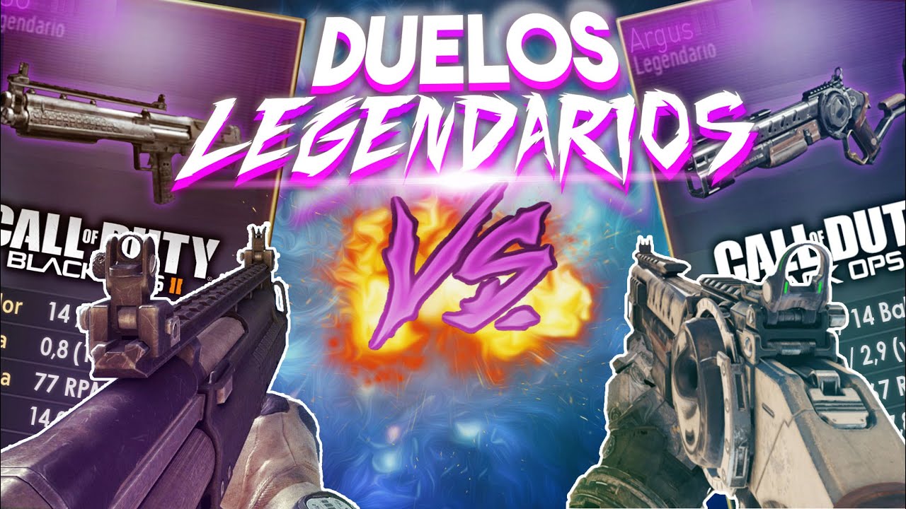 KSG (BO2) VS ARGUS (BO3) - DUELOS LEGENDARIOS T2 - CALL OF DUTY