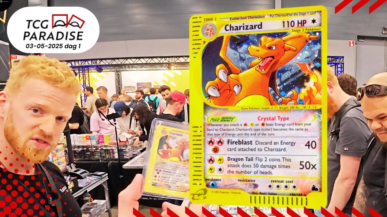 Skyridge Charizard, Vendor POV Eastwood TCG I TCG Paradise Dag 1 03-05-25 #pov #pokemon #tcg