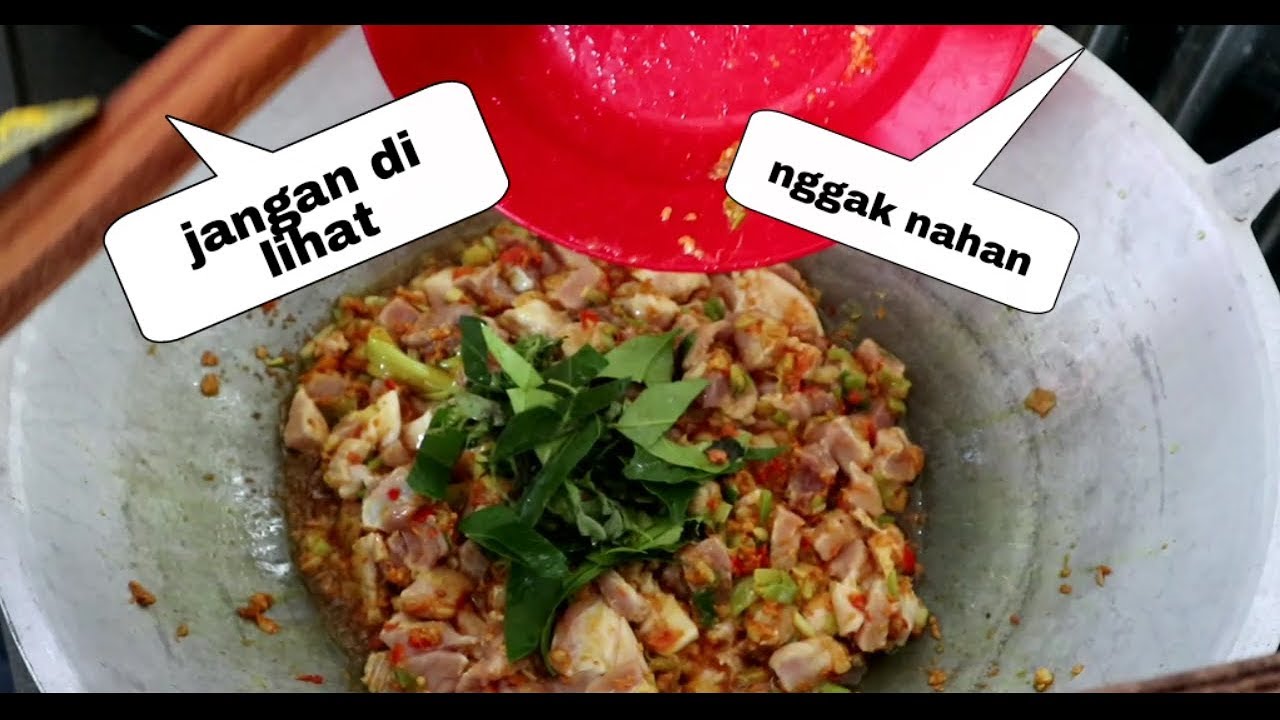INTIP CARA MEMASAK BABI RANGSAK DI RM BENTENG MANADO