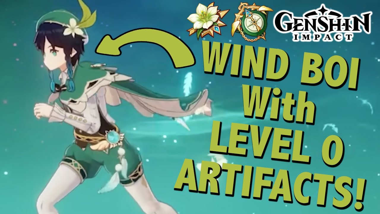 How To Get VENTI'S Envisaged Echo WINDBORNE BARD with LEVEL 0 ARTIFACTS and a FOUR STAR WEAPON!