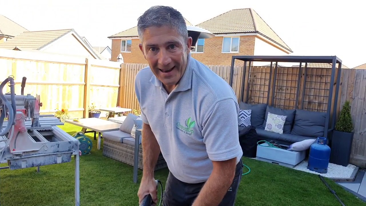 Grouting A Porcelain Patio With EasyGrout Slurry Grout From Azpects