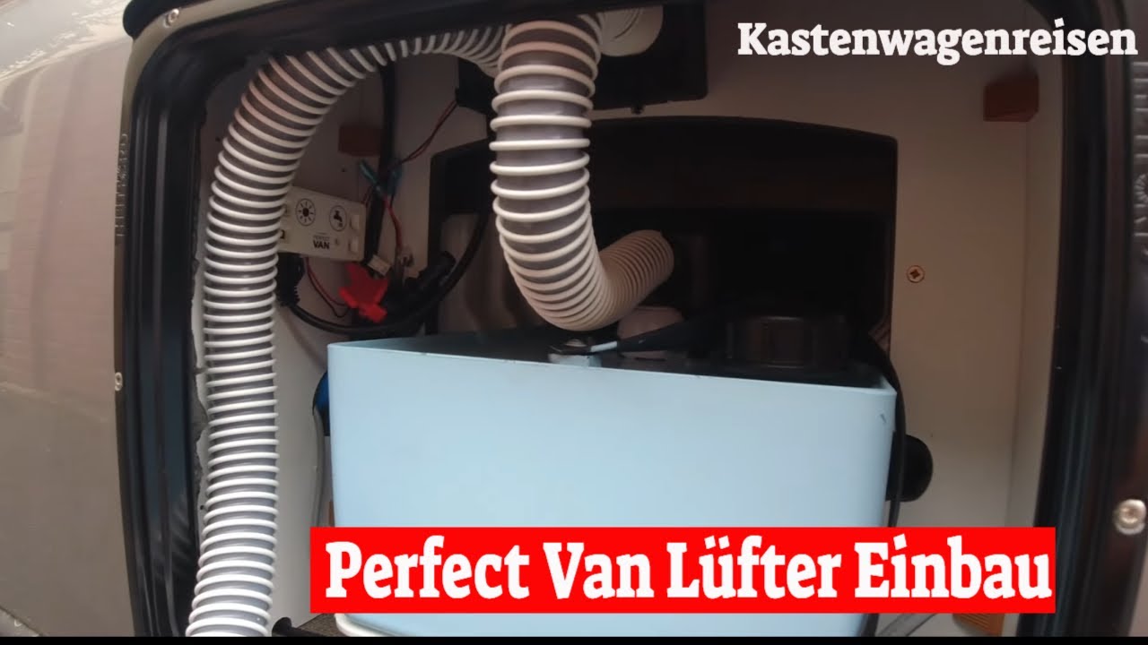 Perfect Van Trenntoilette Update Lüfter Einbau