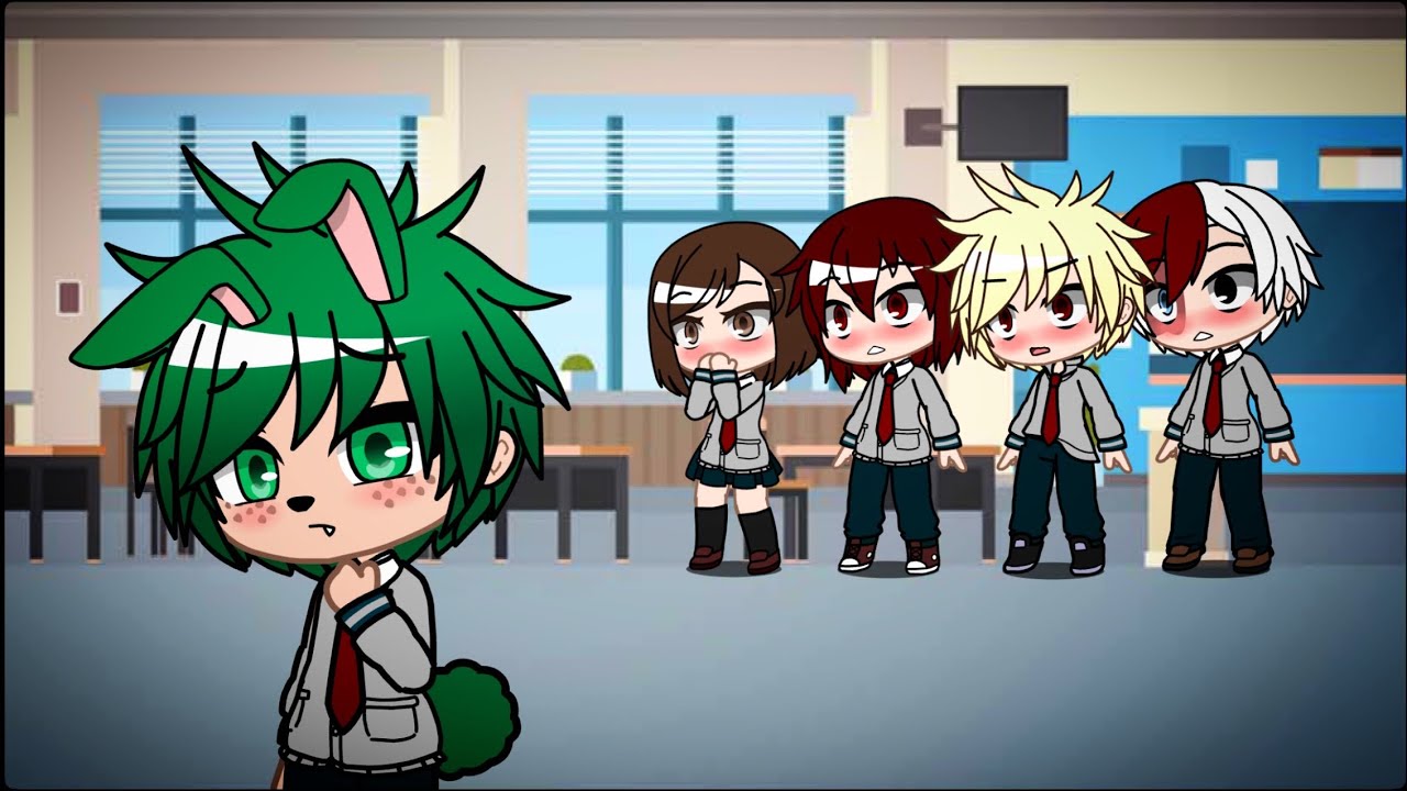 If Deku turned into a bunny... (BkDk) | BakuDeku | BNHA | MHA | Gacha Club Skit