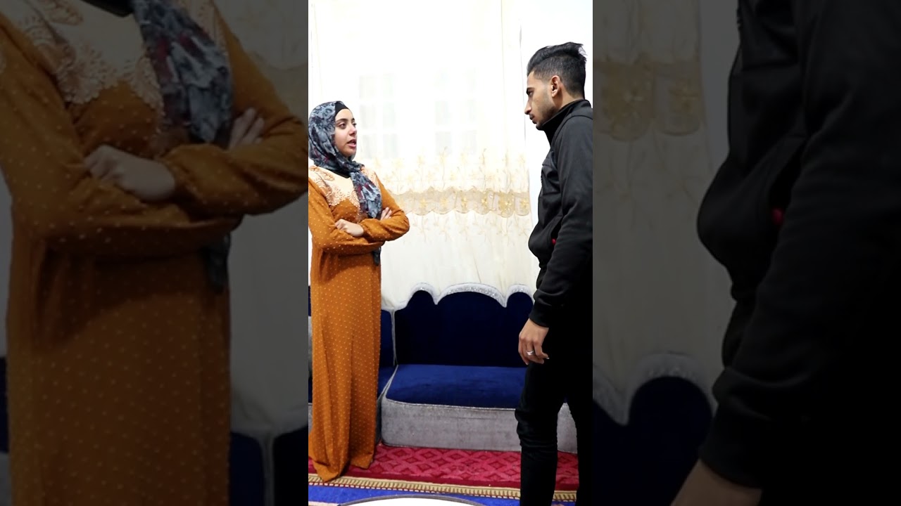بتهزر مع أبن خالتها قدام زوجها شوف حصل إيه