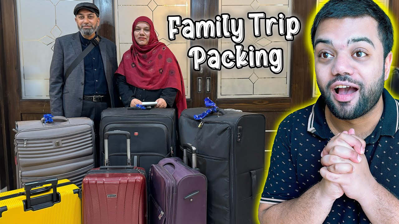 Family Trip Ki Packing Ho Gai 😍 | Chota Bhai Emotional Ho Geya 😭💔