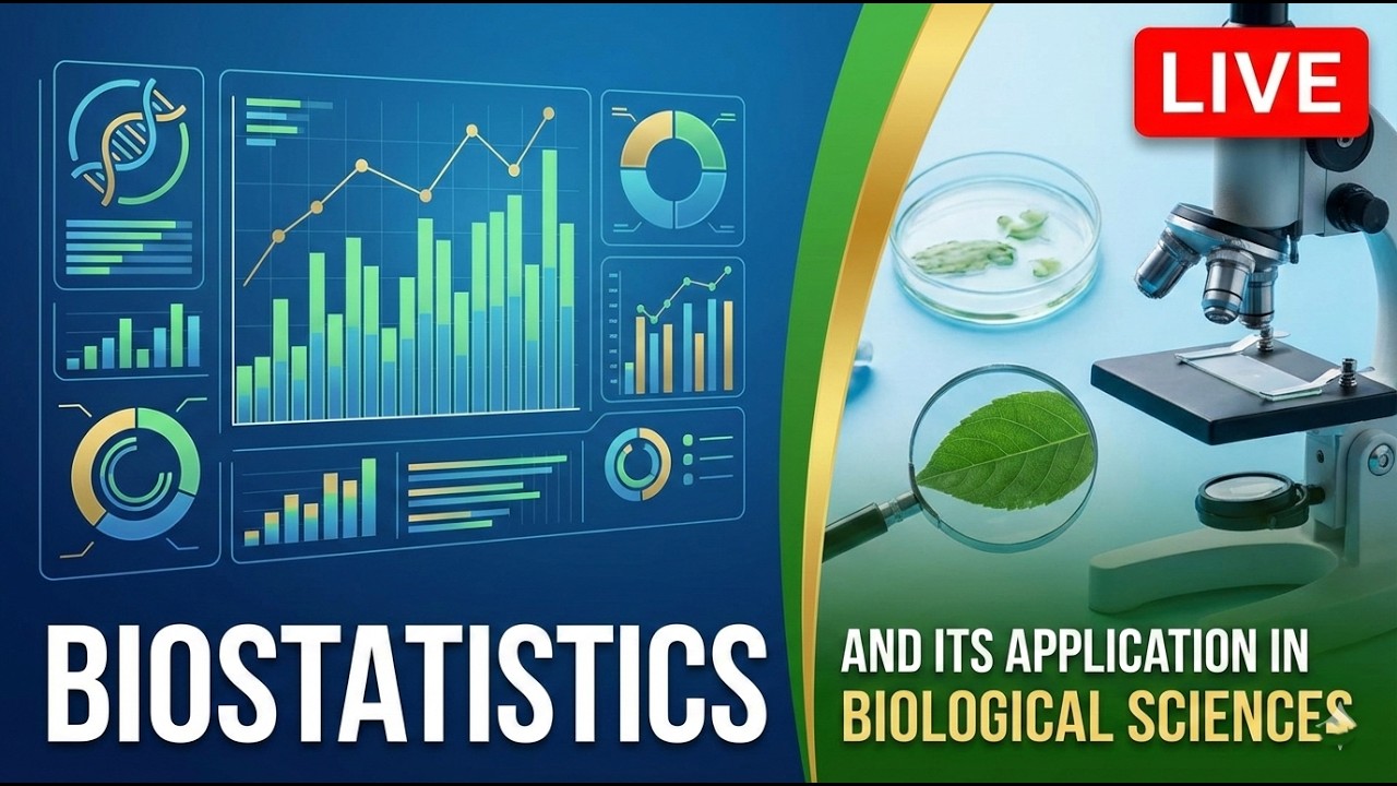 BIOSTATICS AND IT APPLCATION IN BIOLOGICAL SCIENCES