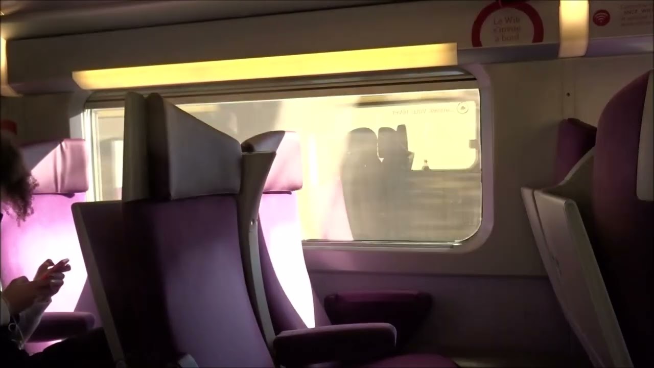 Rail Report TGV INOUI Lyon part Dieu Montpellier Saint Roch rame reseau bicourant 511 2nde classe