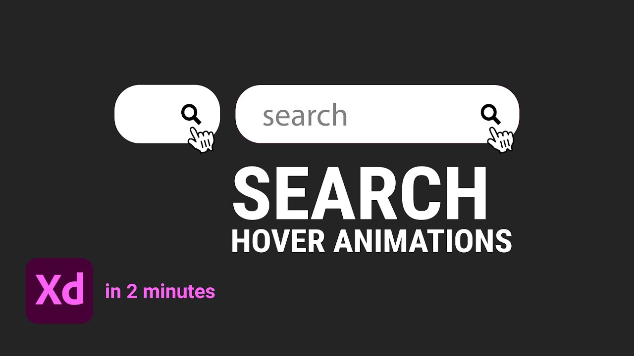 Search Bar Hover Animation in XD