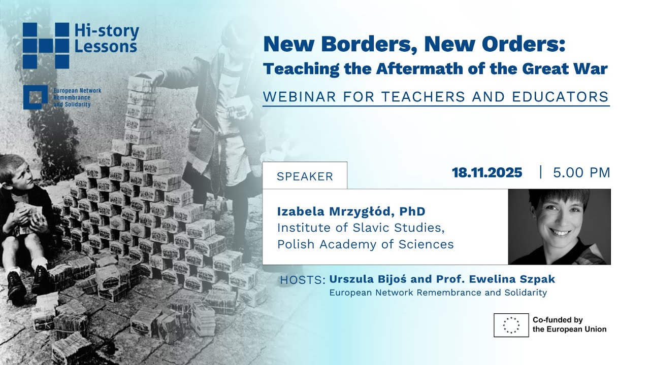 Webinar: New Borders, New Orders: Teaching the Aftermath of the Great War