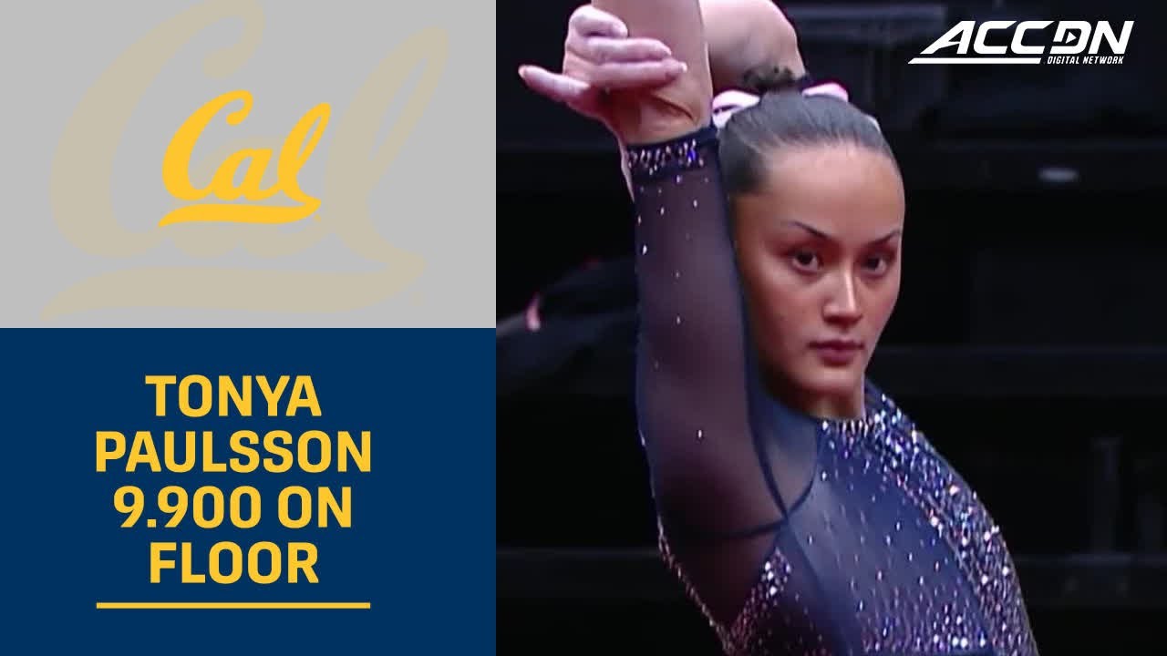 Cal's Tonya Paulsson Takes First With A 9.900 On Floor