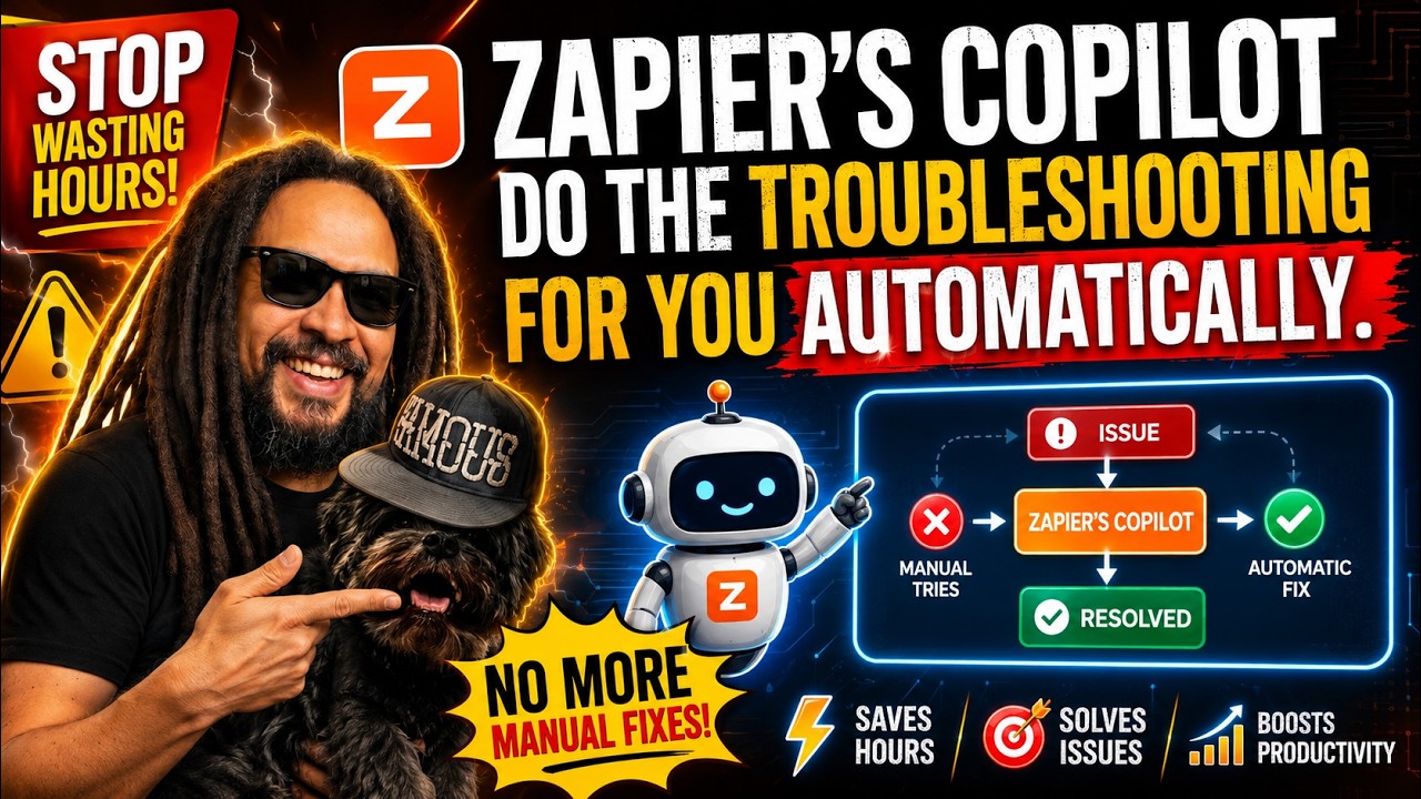 STOP WASTING HOURS! 🤖 Zapier&rsquo;s Copilot Troubleshoots Your Automations Automatically