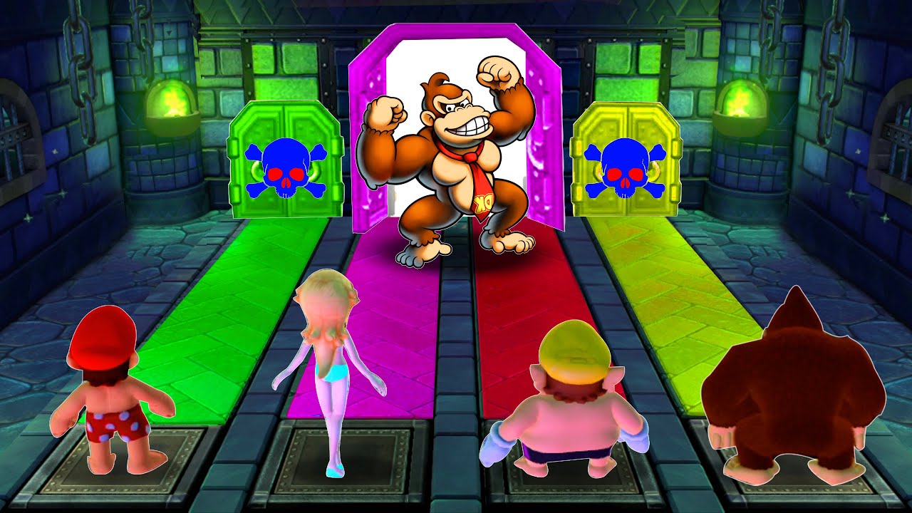 【マリオパーティ10】 ミニゲームマリオVsロゼッタVsワリオVsドンキーコング(CPU最強 たつじん)
