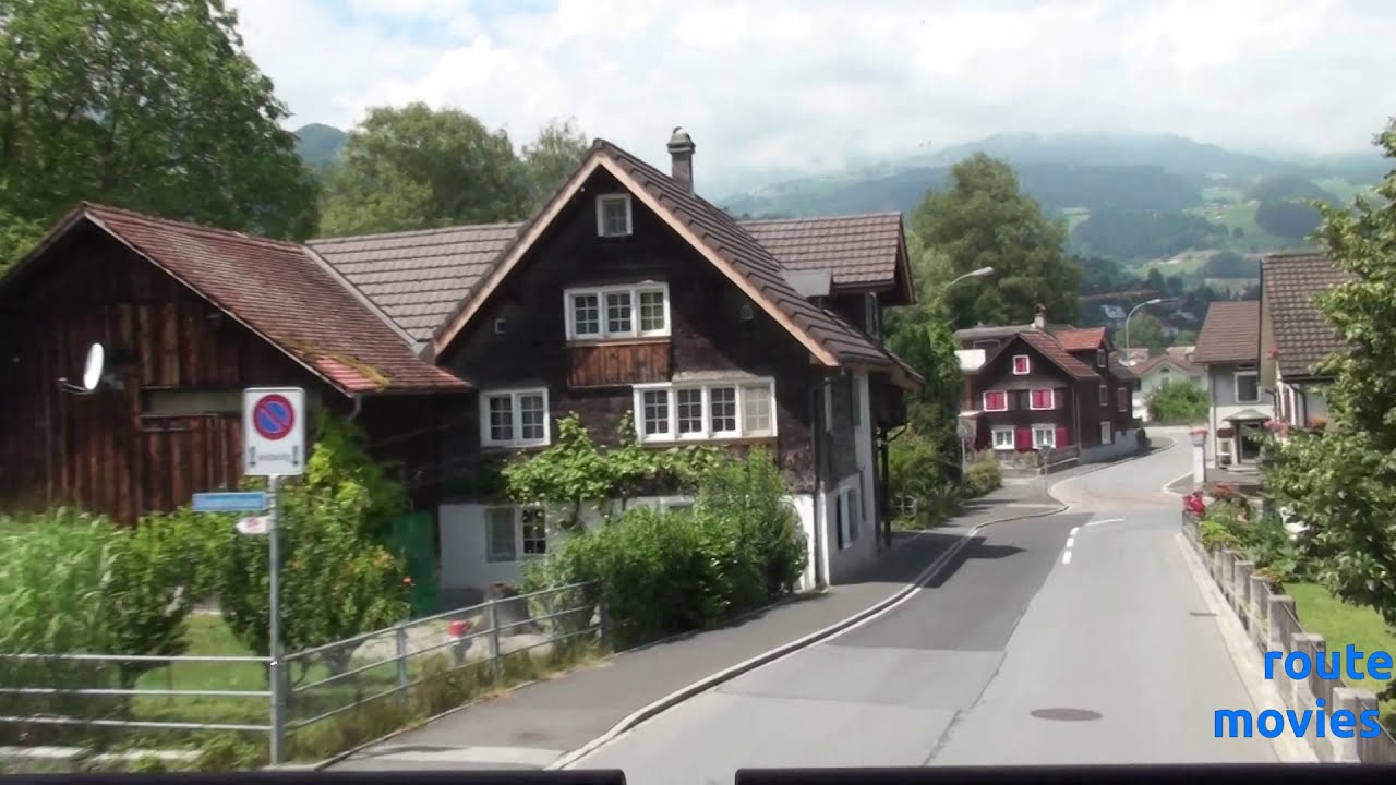 Busfahrt von Buchs SG nach Wattwil