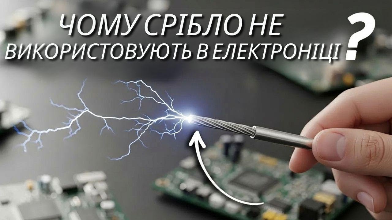Якщо срібло проводить краще, чому для електроніки використовують золото?