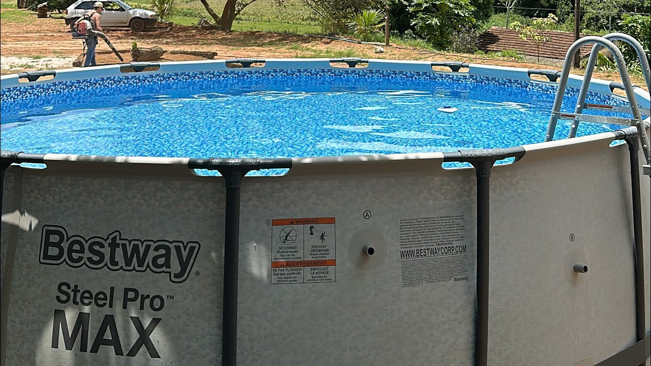 Como tratar a água da sua piscina BESTWAY steel pro!