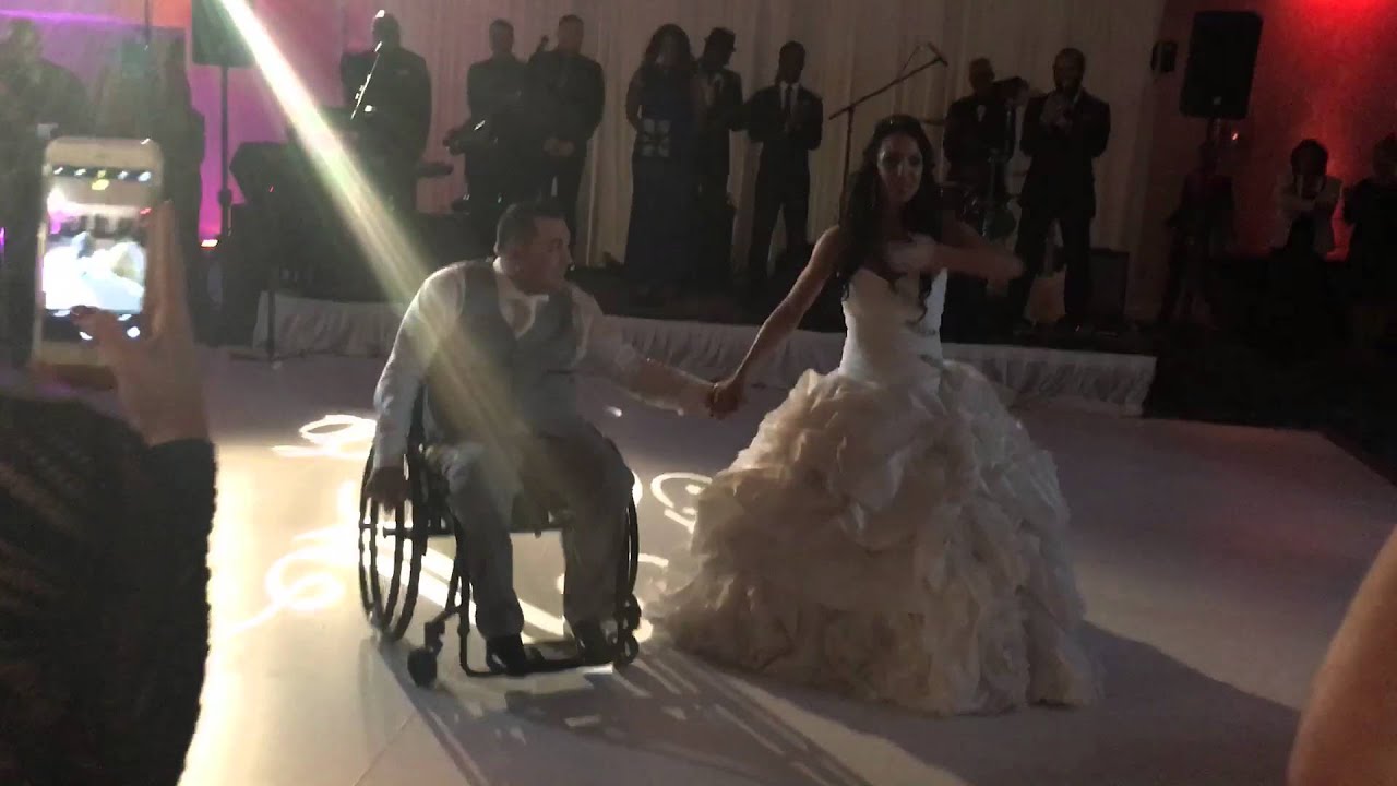 WHEELCHAIR WEDDING DANCE -ERIC AND CHRISTINA
