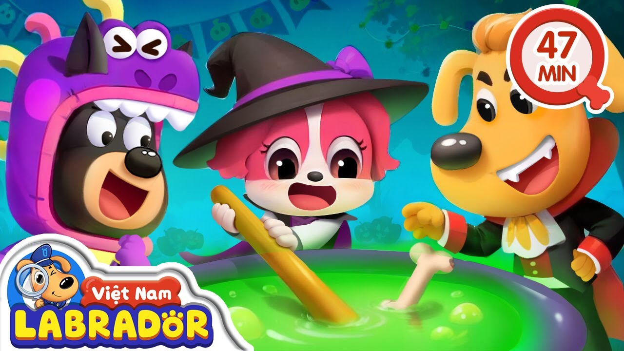 🎃Đêm Halloween kì diệu | Cho kẹo hãy bị ghẹo | Hoạt hình thiếu nhi👮Cảnh sát trưởng Labrador Vietnam🚔