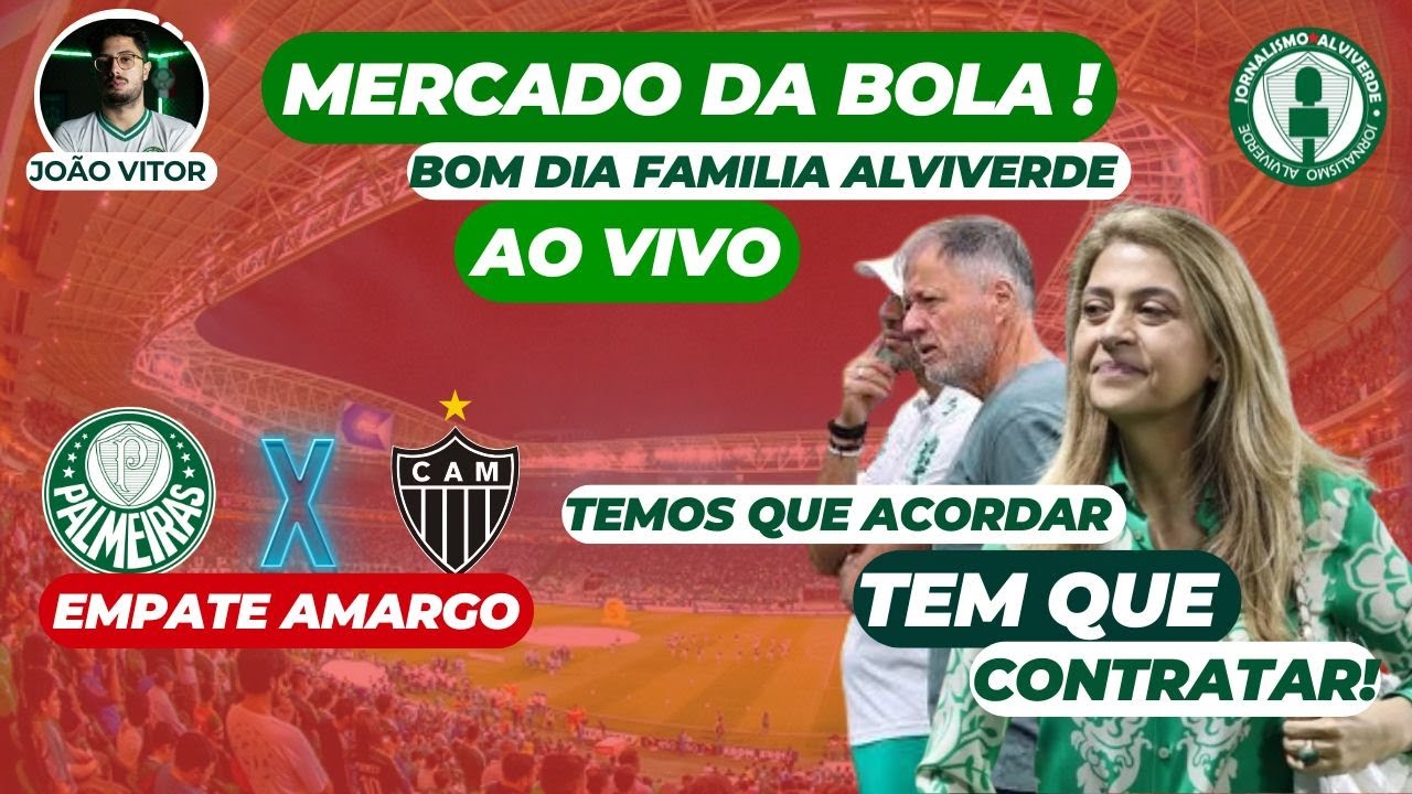 Empate escancarou o problema: Palmeiras tem que ir ao mercado!