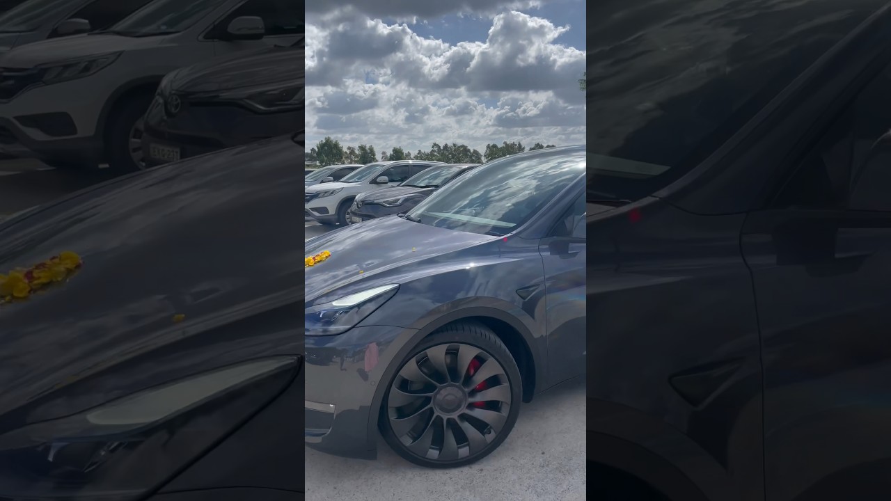 TESLA MODEL Y PERFORMANCE - HINDU POOJA CEREMONY