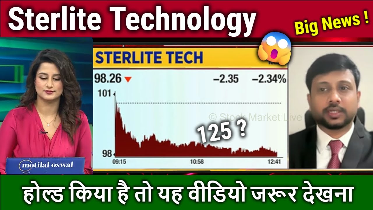 Sterlite Technology latest news,stock analysis,Hold or sell ? sterlite technologies news,TARGET 2026