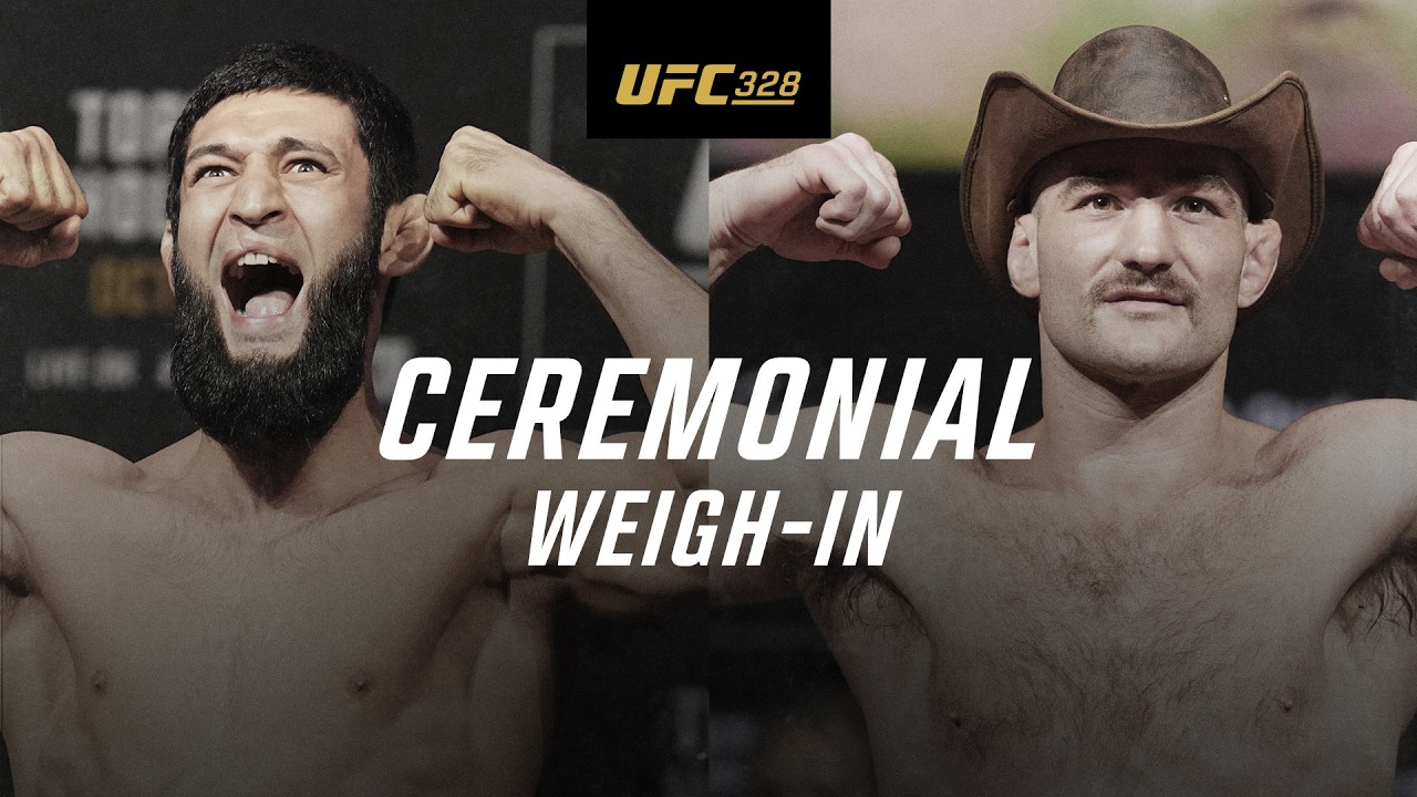UFC 328: Церемониальное взвешивание