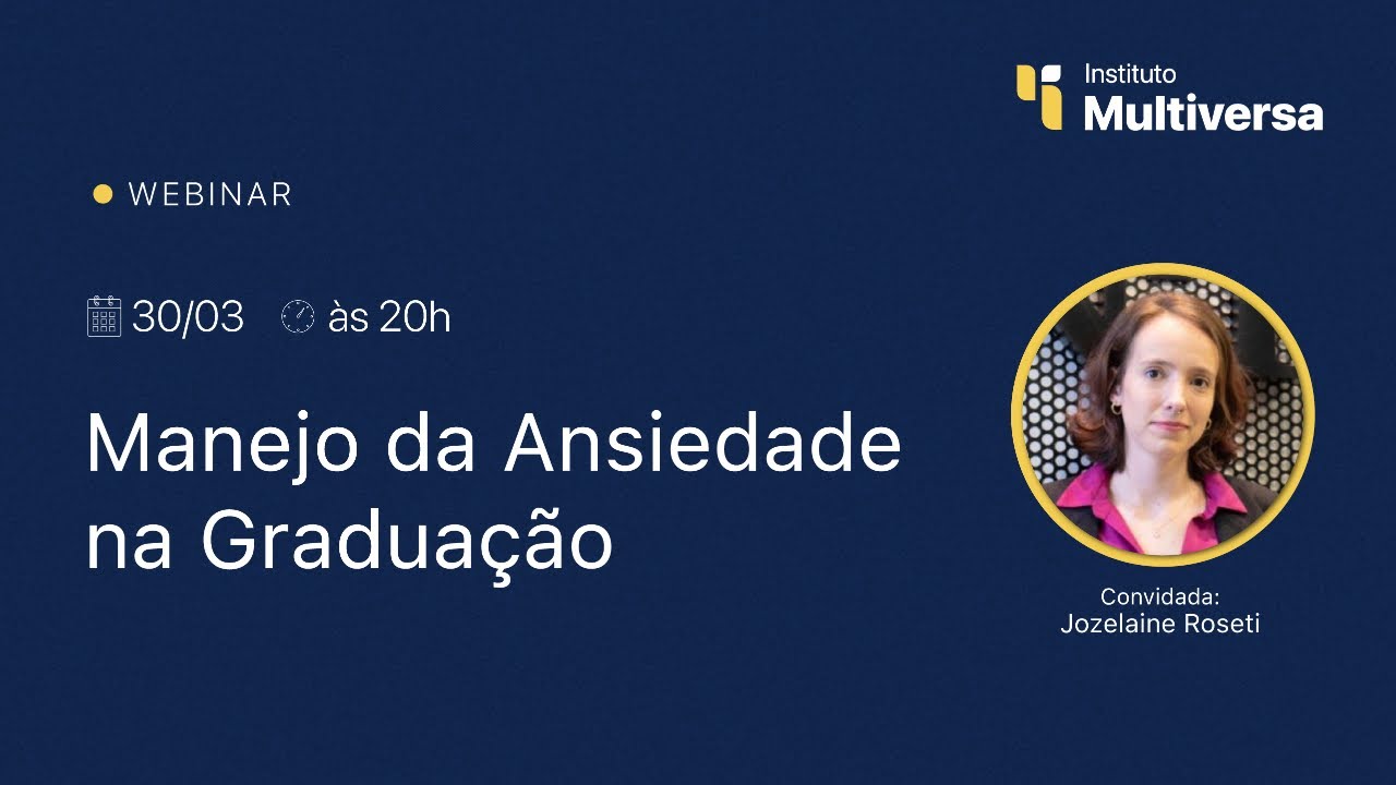 Manejo da Ansiedade na Graduação