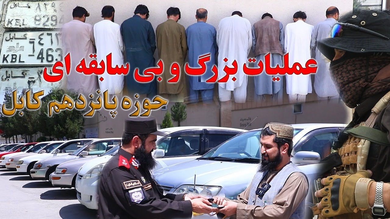 کشف ۱۰۰ عراده موتر سرقت شده | گروه ۱۲ نفری سارقان بازداشت گردید