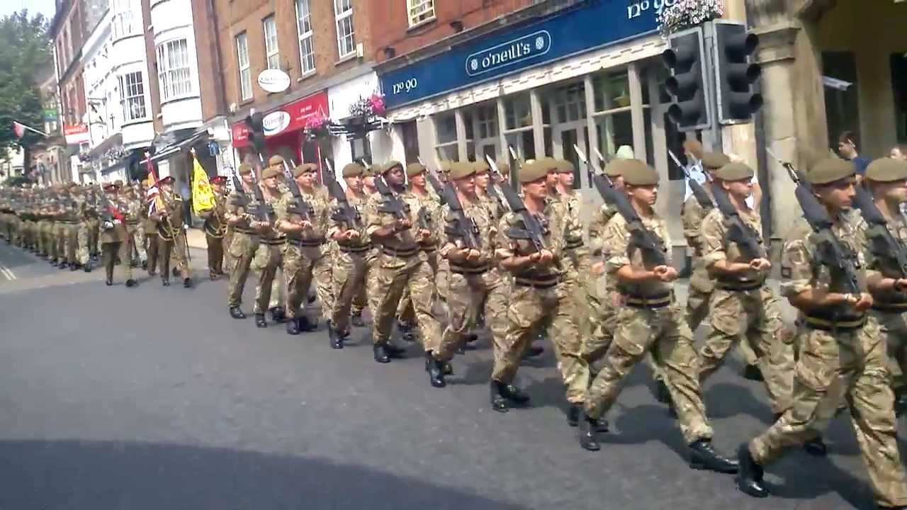 Tigers (PWRR) Freedom Parade Winchester