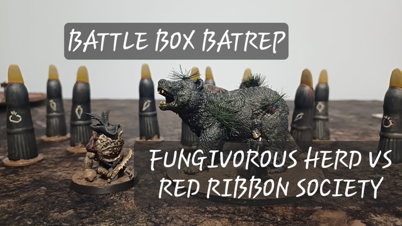 Battle Box Batrep : Turnip28 Fungivorous Herd vs Red Ribbon Society