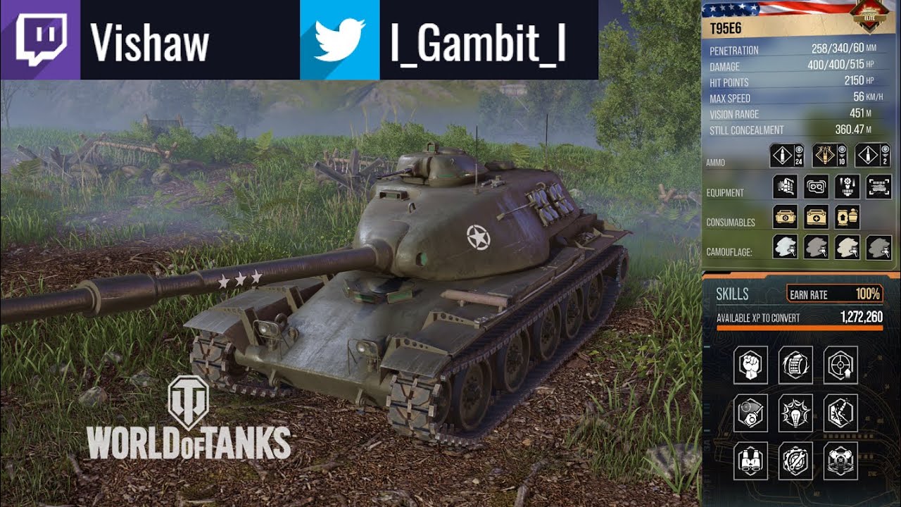T95E6 - Best Brawling Medium After Buff?: 8.2K Damage: WoT Console - World of Tanks Console