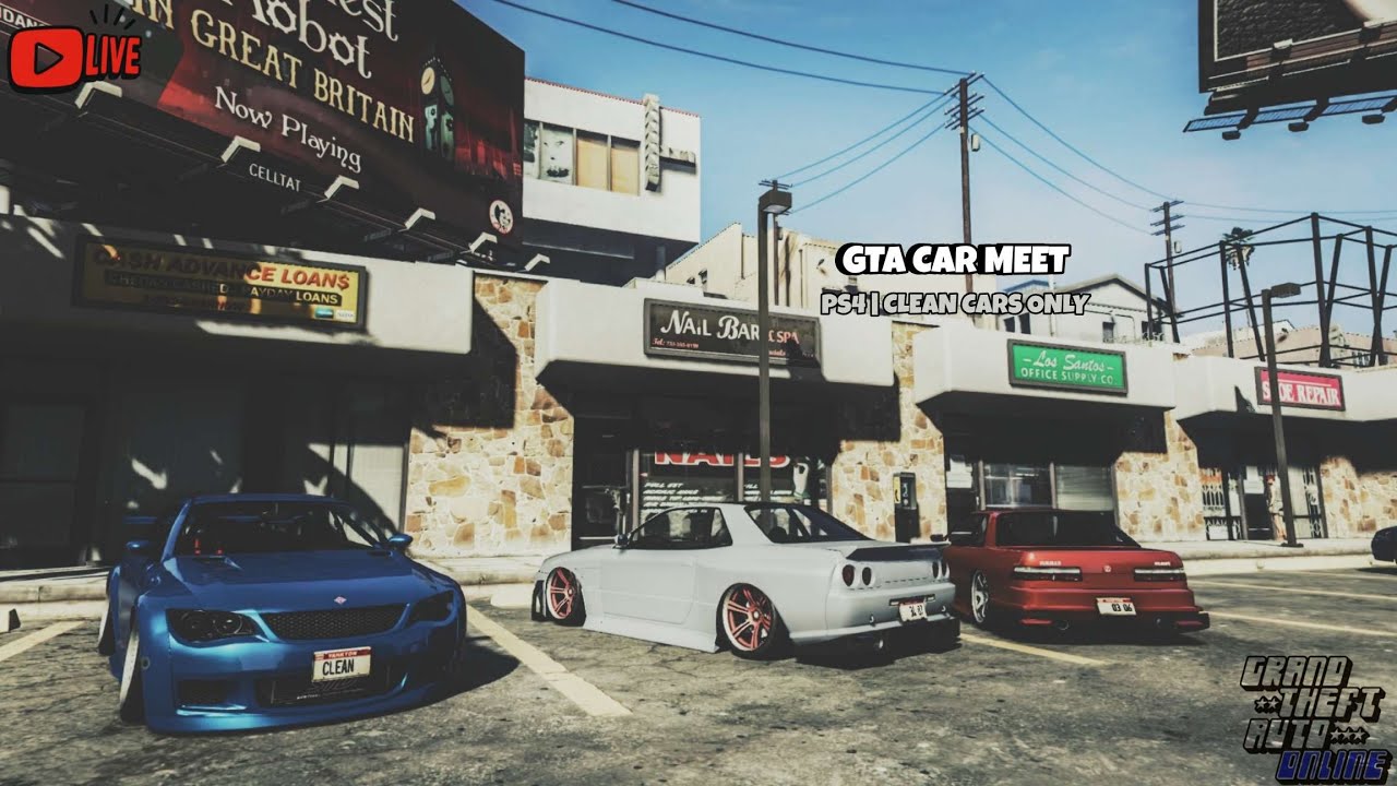 GTA 5 Car meet Live | PS4/5 | Viewers Can Join