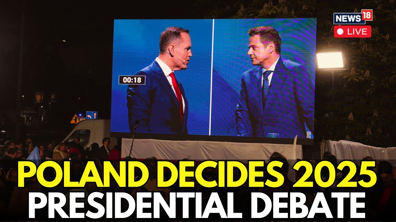 LIVE: Polish Presidential Debate Gets Intense Ahead of Election Day | Nawrocki Vs Trzaskowski | N18G