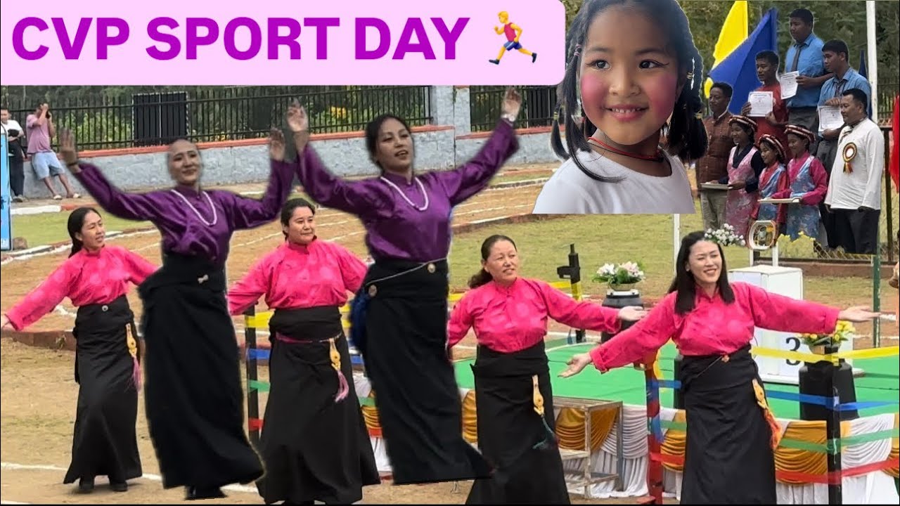 Bylakuppe sambhota (CVP)school 38th annual sports  day || TIBETAN VLOGGER ||