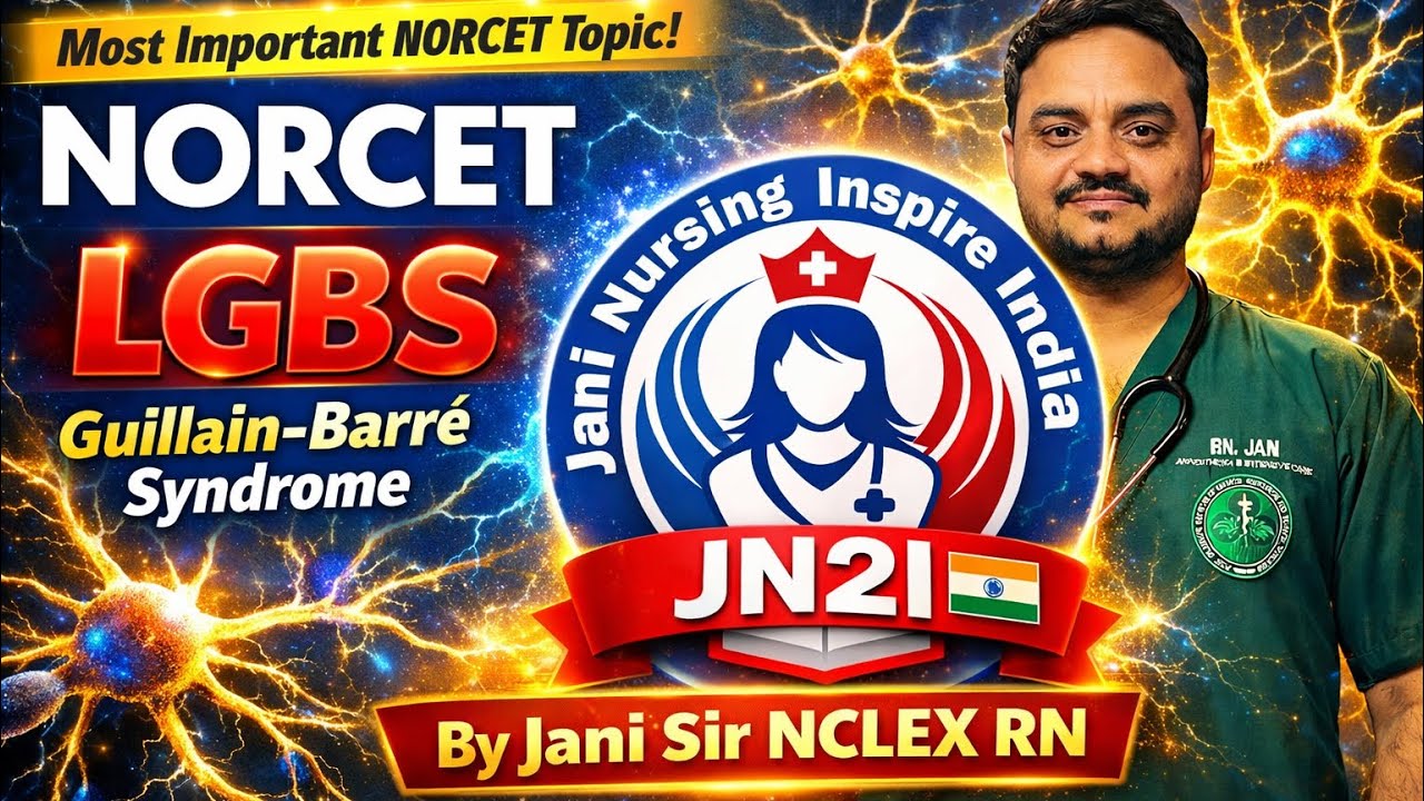 GBS:-Let’s Crack the NORCET with @jani sir Nclex Rn 