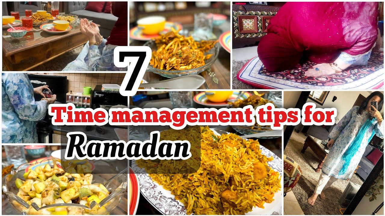7 Simple Time Management Tips for being more Productive In Ramadan | Save more Time in Ramadan