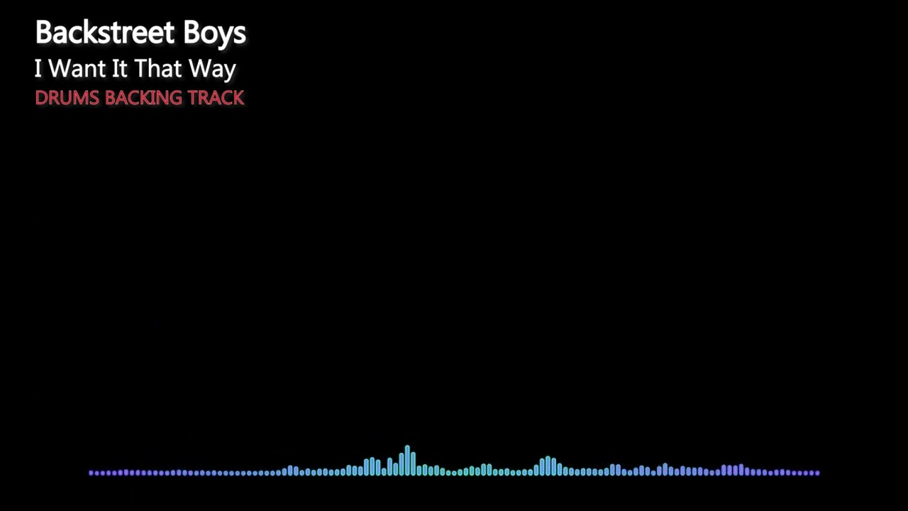 Backstreet Boys - I Want It That Way | Drums Only | Original backing track