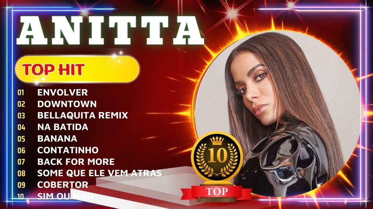 ANITTA AS MELHORES 2024 - &Aacute;lbum Mix de Latin Pop, Pop e Reggaeton