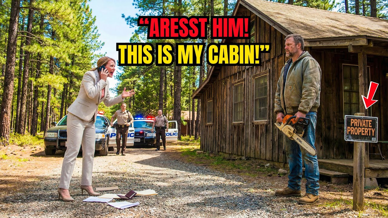 HOA Karen Demanded My Cabin for Her Weekend &mdash; I Said No and She Called the Cops Screaming