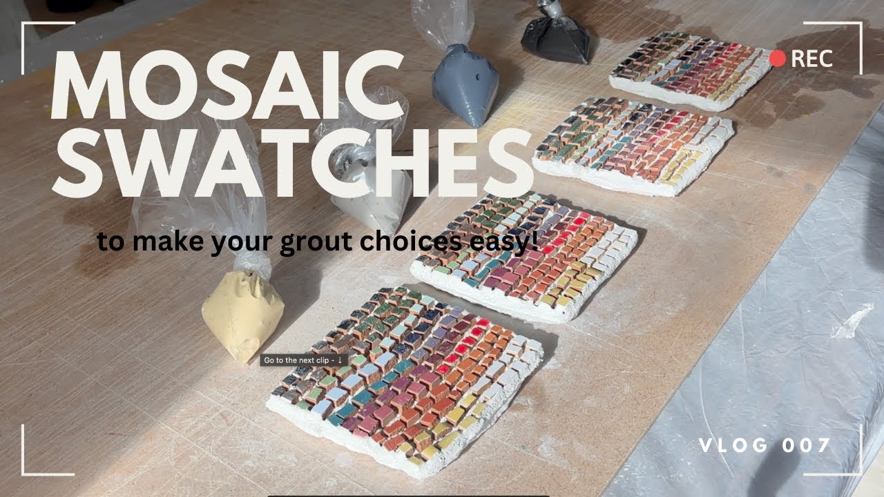 MOSAIC SWATCHES: Choosing your grouting colour has never been easier!