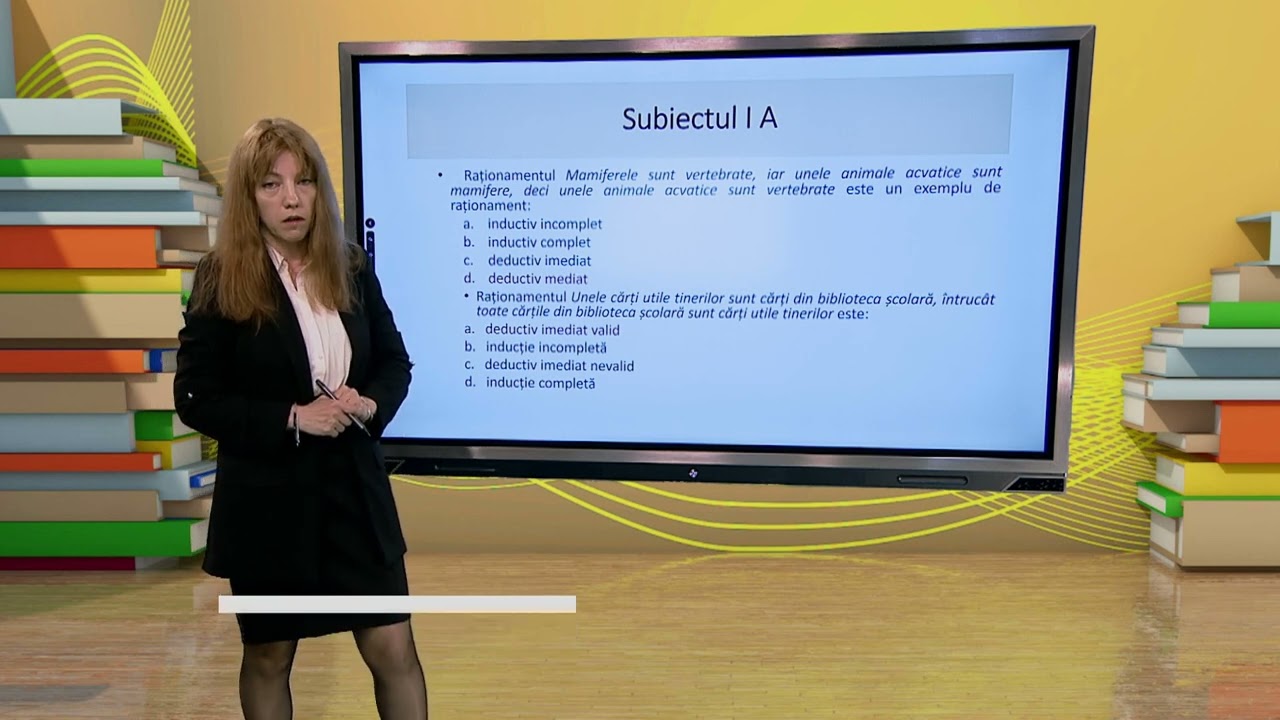 TeleŞcoala: Logică clasa a XII-a – Probleme frecvente in abordarea grilelor (@TVR2)