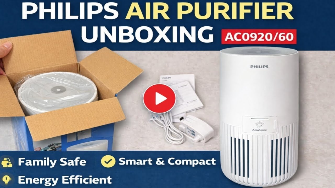 Philips Air Purifier AC0920/60 Unboxing | Air Purifier | Air Quality #airpurifier #unboxing 