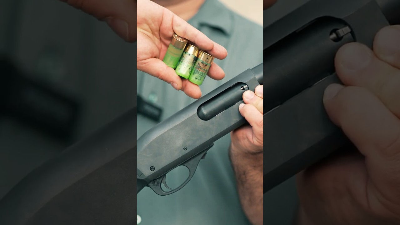 Remington 870 стреляет миниатюрными пулями &mdash; посмотрите сами!