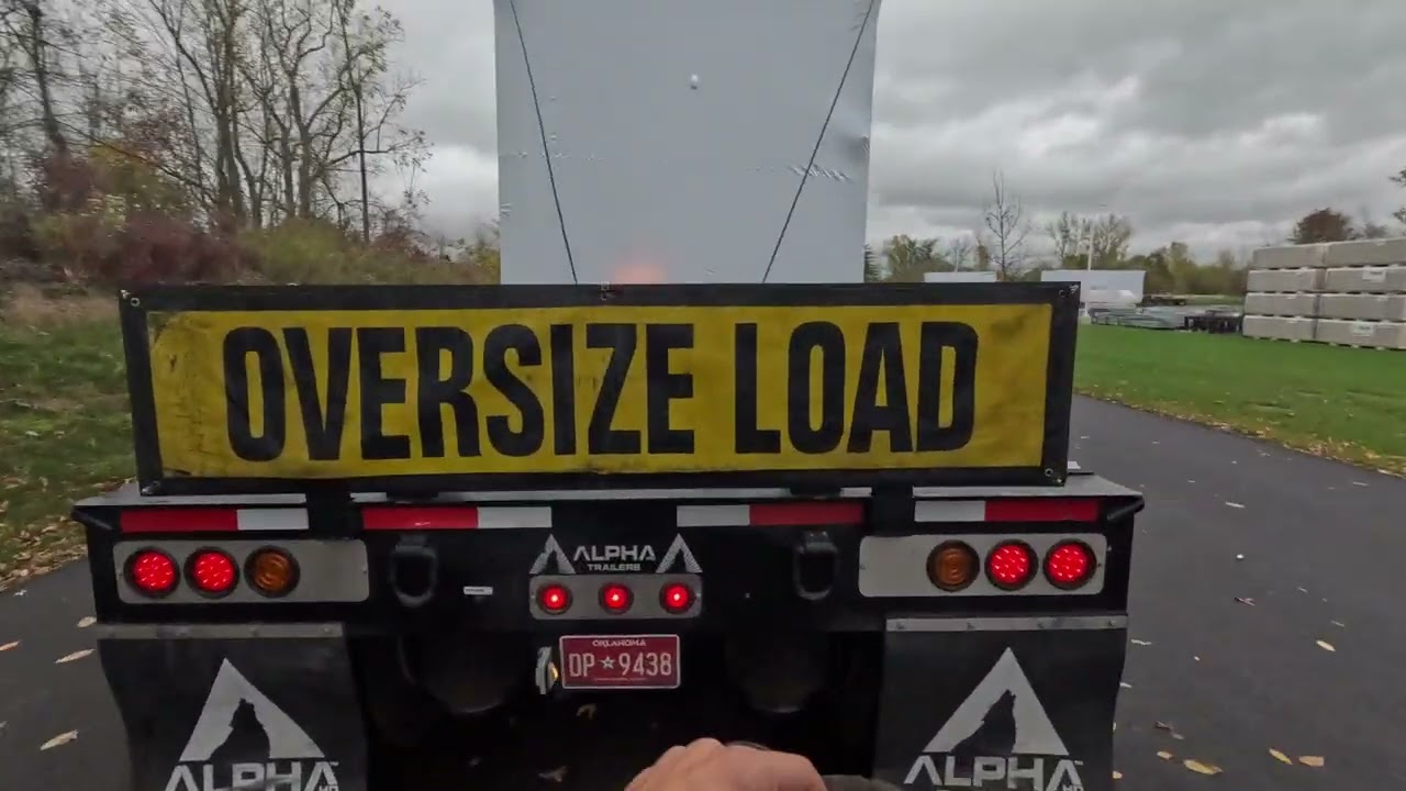 Police Escort for Our 103,000-LB Giant Load