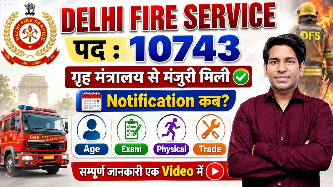 Delhi DSSSB FIRE OPERATOR VACANCY 2026 | DELHI DFS 10743 Vacancy 2026 | AGE, SYLLABUS, EXAM PATTERN