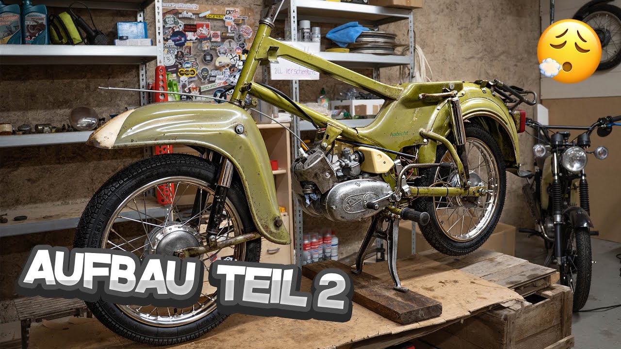 Motoreinbau beim Simson Habicht 🔥 | Aufbau Teil 2 | Simson Habicht #8