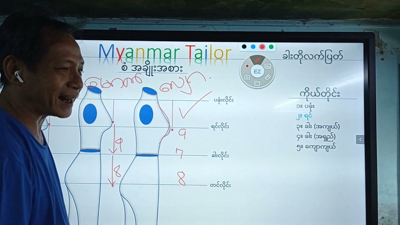ရင် တိုင်းယူတာက အပေါ်််် ထည်အတွက်တိုင်းမှာလား ?/ လှဝတ်စုံအတွက်လား? / အတွင်းခံအတွက်တိုင်းမှာလား ?