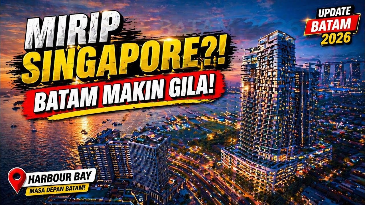 GEGER! Harbour Bay Batam 2026 Makin Mirip Singapore?! 2 TOWER RAKSASA Hampir Jadi! 🔥