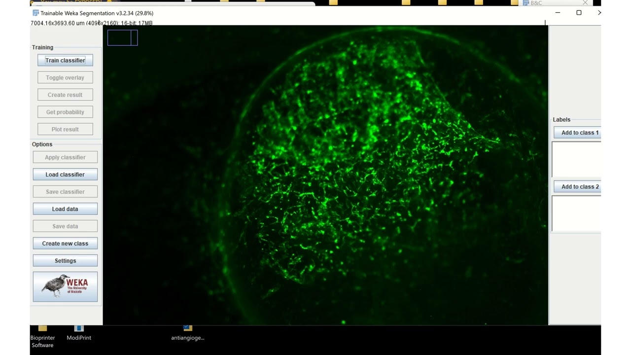 3: Automation: WEKA machine learning: adding scale bar: Image calibration