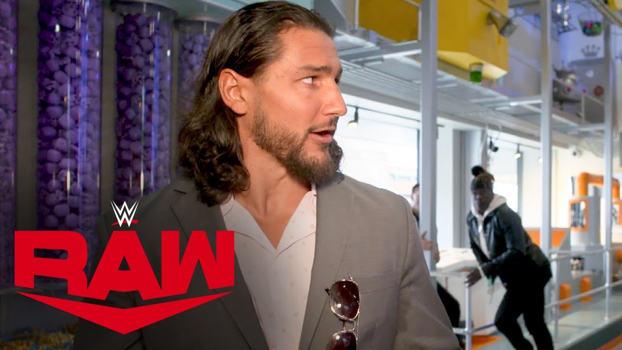 24/7 Champion Riddick Moss ambushed at Funko: Raw Exclusive, Feb. 17, 2020